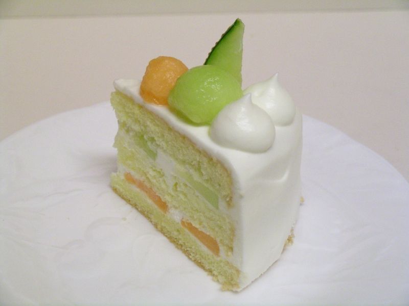 メロンショートケーキ