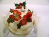 苺ショートクリスマスケーキ 苺ショートクリスマスケーキ