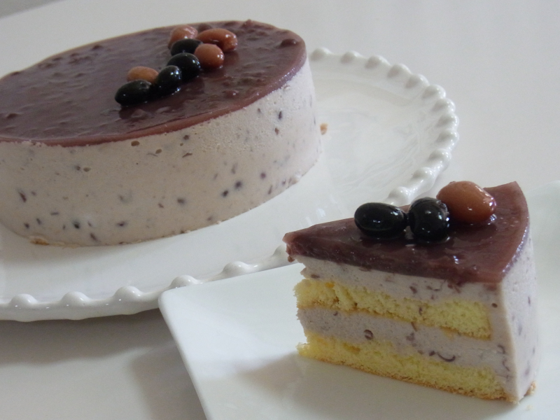 10月B2小豆のムースケーキ